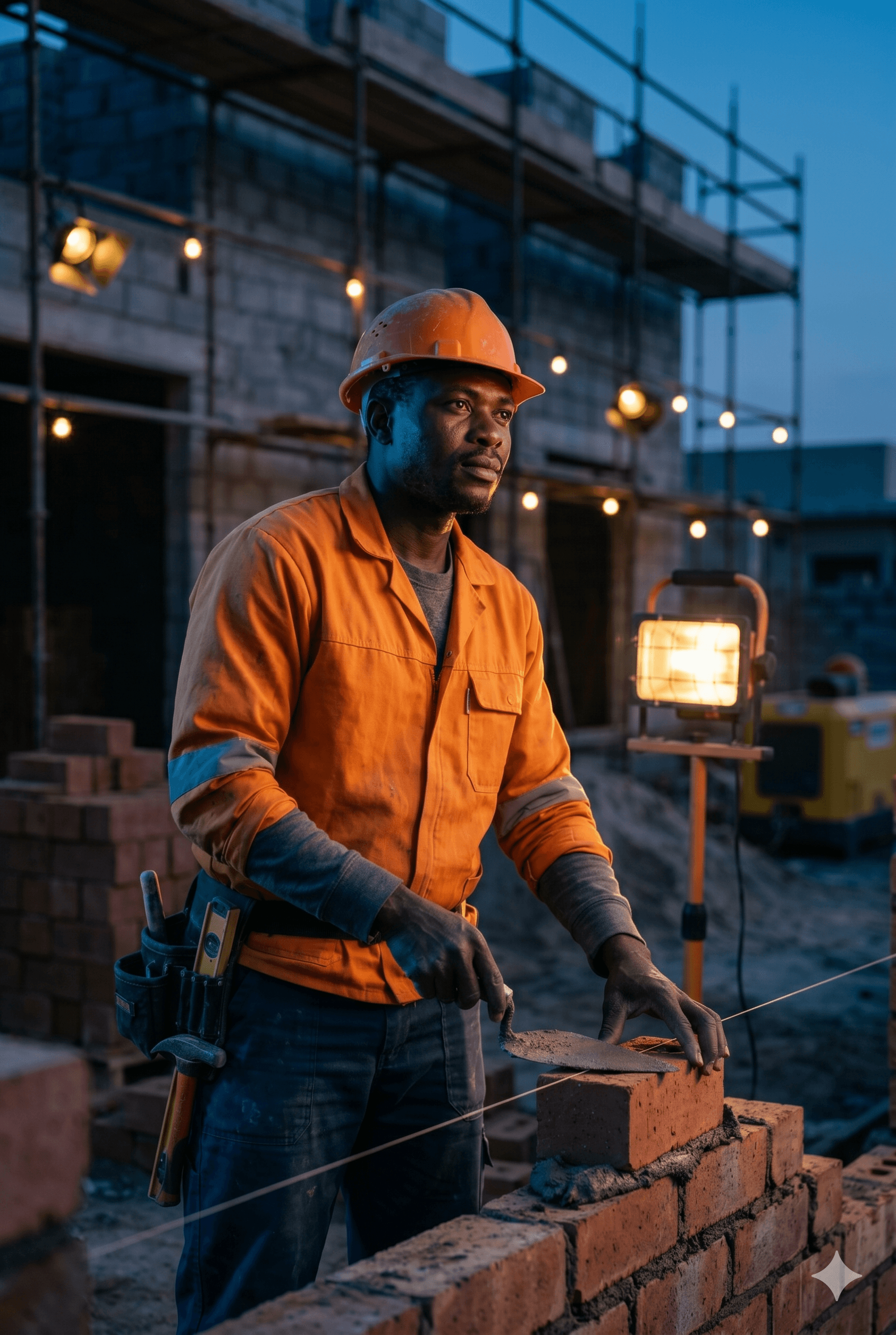 Artisan BTP en Afrique