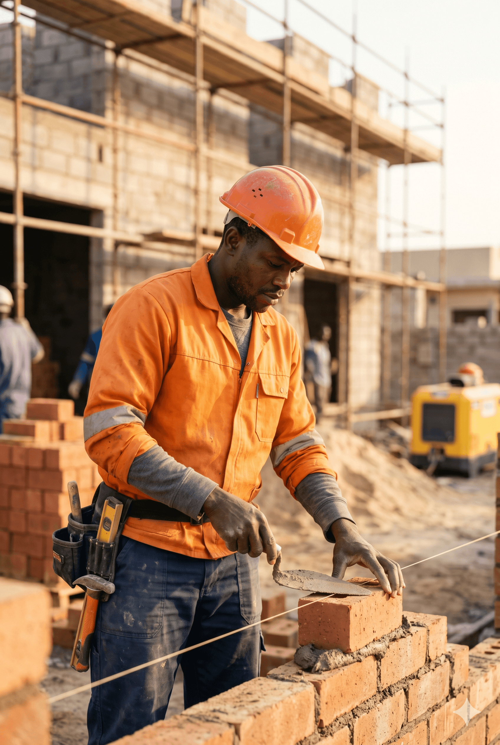 Artisan BTP en Afrique